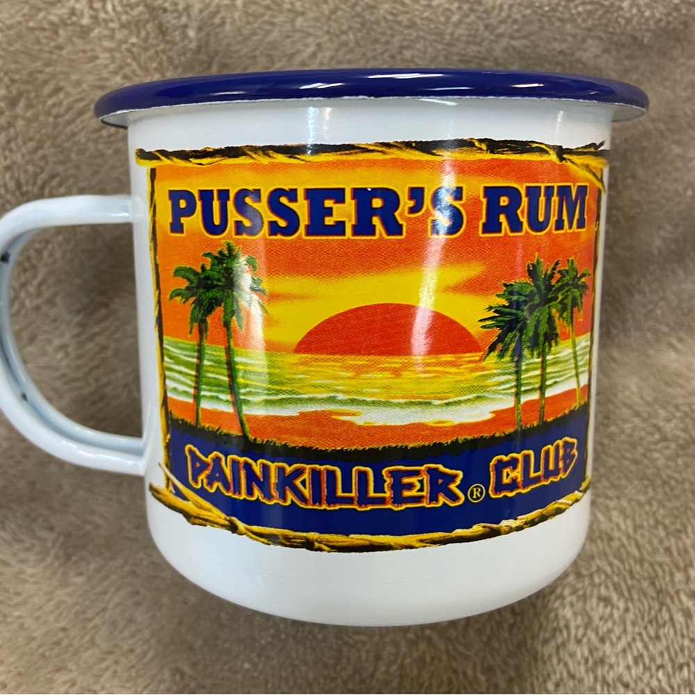 Pusser's Rum Painkiller Club Tea Coffee Enamel Mug
